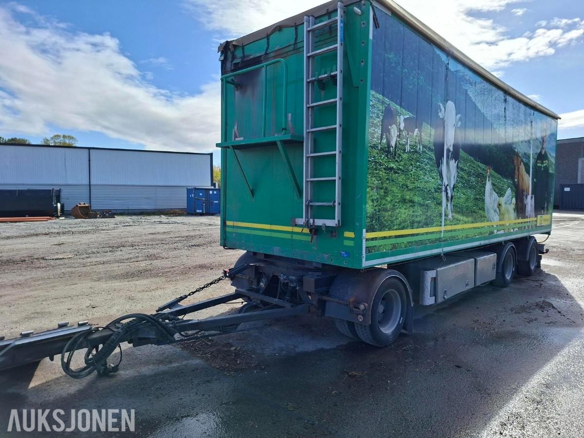 2008 Trailer-Bygg slepvogn 30 tonn m/ sideåpning / rullepresenning 